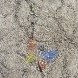 Colorful Butterfly Keychain (handmade)